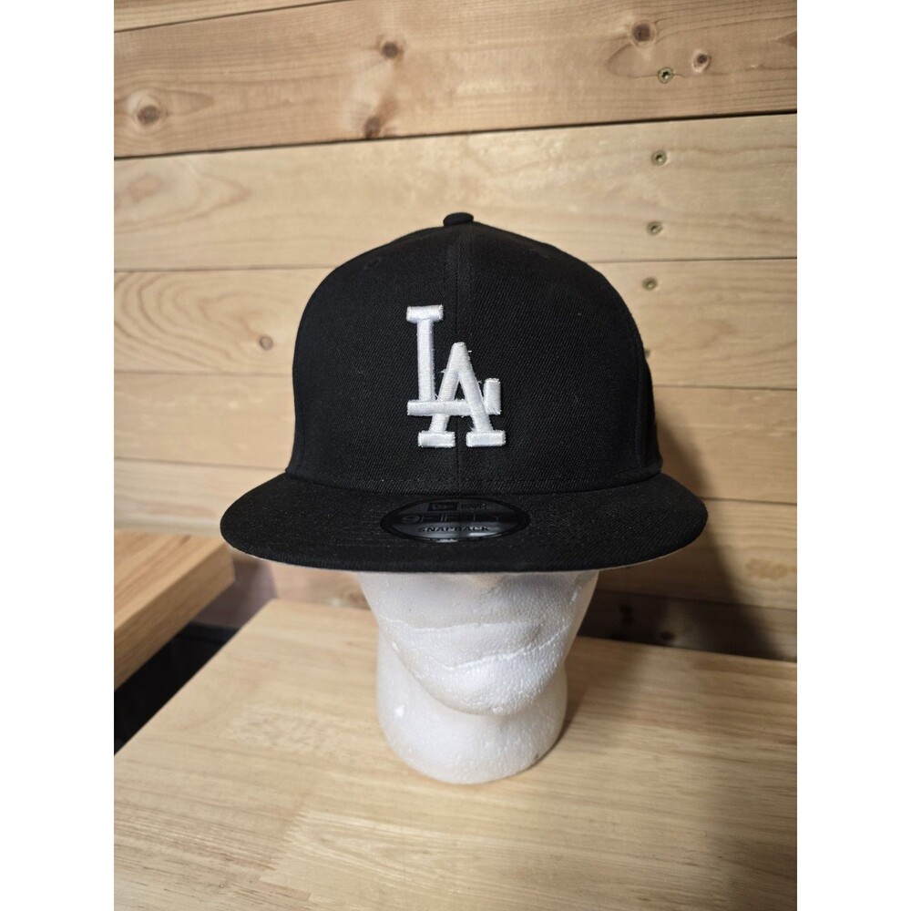 New Era LA Dodger SnapBack, 9Forty Adjustable Hat, Brand New Black